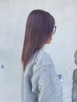 シェミール(CHEMIR) パープルカラー×ブリーチカラー【四日市】