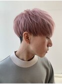 #パステルピンク/マッシュ/刈り上げ/10代/20代/30代/40代