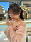 顔周りカット おくれ毛