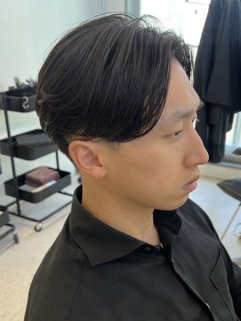 グッドタイムエフティフィフス 横浜西口(GoodTimes ft.fifth) ニュアンスパーマセンターパートメンズマッシュワンカールパーマ