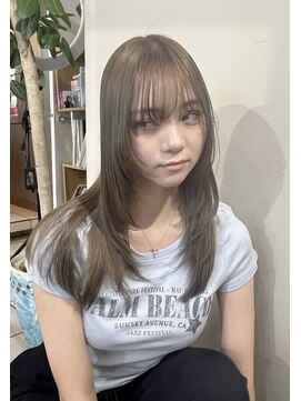 サロン ド ビカ(Salon de bika) 夏カラー大人かわいい透明感オリーブベージュグレージュ