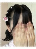 ボブさんおすすめ編み込みツインテ♪_ゆう