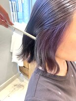 インナーカラー　パープル系　【銀座】福田
