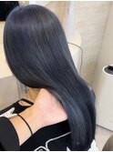 ブルベさんブリーチ1回ネイビーカラー♪あゆむ