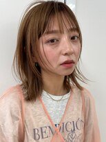 ディッセンバー 渋谷(December)&nbsp;レイヤーミディアム×シースルーバング