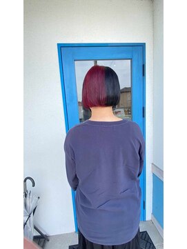 ヘアーメイク コラソン(hair make corazon) 【コラソン】インナー　ブリーチ　カラー艶髪スタイルまさる