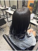 ケアブリーチ艶髪ネイビーブルーブラック