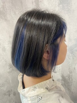 アトリエナガノ(atelier nagano) ショートボブ/ニュアンスカラー/センターパート/ブルージュ