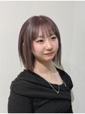 【ZEST中野/山岸桜】ブリーチ透明感カラー