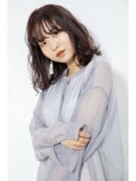 アンジュール 鹿児島中央店(UNJOUR.) ピンクバイオレット×ゆるふわミディ