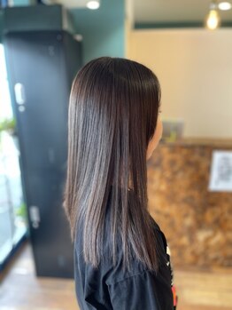 ソウルメイト(soul mate)の写真/<IRONOWA髪質改善>補修、毛髪強化に効果◎髪質改善トリートメントをMixした縮毛矯正で自分史上最高の艶髪に