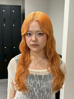 ベレーザ 渋谷(BELEZA) 14993アプリコットオレンジレイヤーロングオレンジベージュ