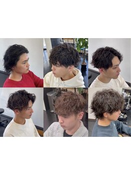 【メンズ波巻き/ツイスパ】20代/30代ご来店多数！！再現性の高いカットで朝のセットも簡単に◎