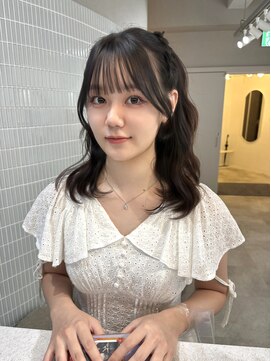 ボタン ハカタ(VOTAN hakata) 【votan sanae】ハーフツインアレンジ/編み込みツイン