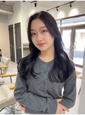 韓国風レイヤーカット髪質改善ダブルカラーハッシュカット