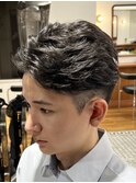 MEN'S HAIR/くせ毛ショート/ビジネスヘア/大人メンズ/表参道駅