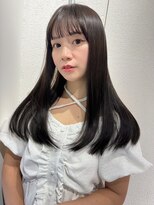 レヴリー(reverie) 韓国レイヤーブリーチなしカラー暗髪艶髪20代