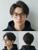 ユニット 蕨西口店(UNIT)&nbsp;メンズカット/爽やかに動くフェザーパーマ/センターパート/蕨