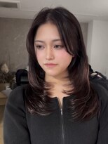 エトワ 中央店(etoi)&nbsp;大分ミディアムボブレイヤー軽め韓国レイヤーくびれスタイル