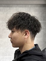 バーバーハウス ラヴィ 阿佐ヶ谷店(Barber House Lavie)&nbsp;ツーブロマッシュ×ツイストスパイラルパーマ