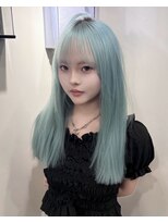ベレーザ 川越(Beleza)&nbsp;ba20330_ミントグレージュハイトーンカラー艶髪質改善ストレート