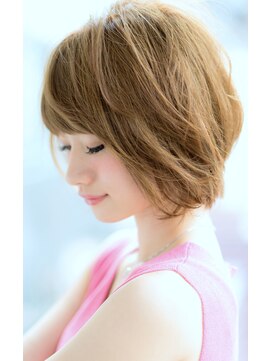 リル 8F 銀座(Rire) 【Rire-リル銀座-】くせ毛風☆美シルエットショートボブ