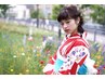 【電話予約のみ】浴衣着付け（アレンジ帯）＆ヘアセット￥8800[横浜髪質改善]