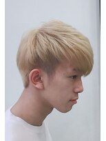 アヴソリューク(Absoluk)&nbsp;ツーブロック×ゴールドアッシュベージュ