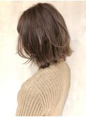 カーキアッシュレイヤーボブ_スリークボブ ローライト_ba278843