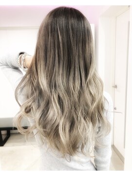 アディション 渋谷(ADITION) 【ADITION渋谷】スノーホワイトバレイヤージュ