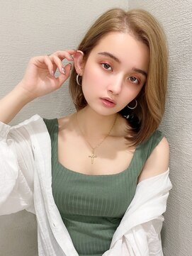 アフロート エル 錦糸町(AFLOAT L) セクションカラー/グラデーションカラー/ペールベージュ/小顔