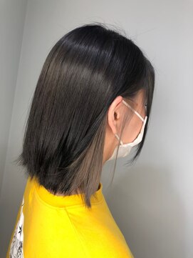 キリカ 中野(KIRIKA) ベース/逆三角/マロンベージュ/Aラインボブ/かきあげ/中野駅