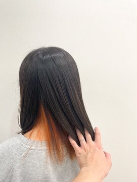 ヘアサロン リボーン(Hair salon Reborn) オレンジインナーカラー！