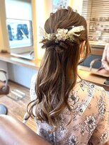 ヘアメイク クラール(Hair Make Klar) ハーフアップ／結婚式ヘアアレンジ