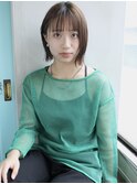 天神【BIRTH】耳掛け×マロンベージュ×マニッシュボブ　3