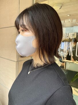 ゼンコー キチジョウジ シェール(ZENKO KICHIJOJI chere) イヤリングカラー/ベージュ/外ハネボブ/吉祥寺