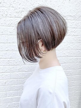 モリオ フロム ロンドン 成増店 morio成増 セリザワ】刈り上げボブ ハイライトカラー