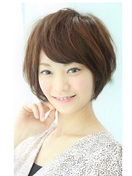 アントワープトーキョー(antwerp TOKYO) ひし形ショートチェリーブラウンダークアッシュ