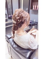 アイディー ヘアメイク(iDhair&make)&nbsp;ルーズ編み下ろし
