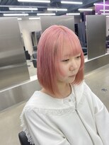 ペレ 栄店(PELE) 斜めバング/グレージュカラー/シルキーベージュ/栄/名駅