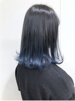 アローズ 荒尾店(arose)&nbsp;＊裾カラーグラデーションブルー×ルーツカラー