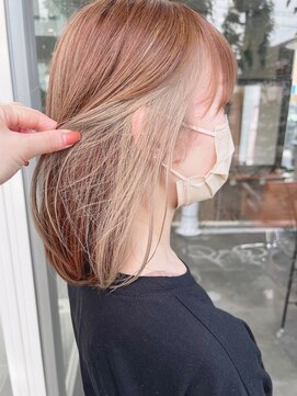 オーシー 新保店(O'sea) “ earring color / white  beige “