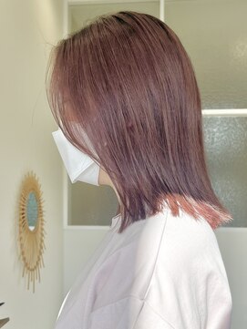 ミュール(mule) ピンクベージュ/1ブリーチ/ミディアム