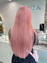 ソル 栄矢場町(SOL)&nbsp;切りっぱなしボブ/美髪/ピンクブラウン[栄駅/矢場町駅]