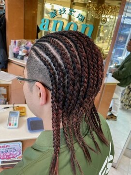 髪技空間アノン(anon) コーンロウ