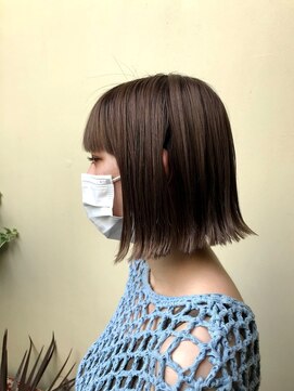 メイクス 表参道(MAKE'S omotesando) お客様スタイル302【ぱつっとボブ】坂本 拓也ショートボブ