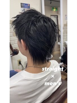 アーチフォーヘア 心斎橋店(a-rch for hair) メンズストレート＋ヘアセット