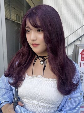 ロア 福岡天神本店(LORE) グレージュカラーレイヤーカットダブルカラーケアブリーチ