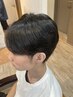 【メンズ】カット＋前髪縮毛矯正＋後処理剤　￥9900→￥7500