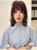 ニュアンスミディアムパーマ/オレンジブラウン